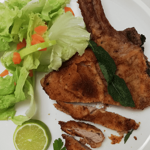 Cotoletta alla Milanese, Mailänder Kalbskotelett 2 Cotoletta alla Milanese