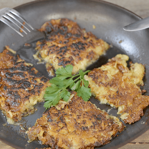 Frico di Patate e Formaggio, Käse-Kartoffel-Fladen 2 Frico di Patate e Formaggio