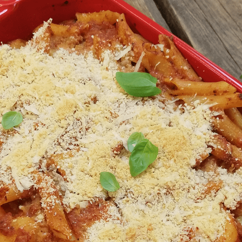 Tiella di pasta e petate